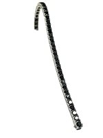 Bracelet Crivelli TENNIS in White Gold Diamante Black 9 Ct 01534004 - 01534004
